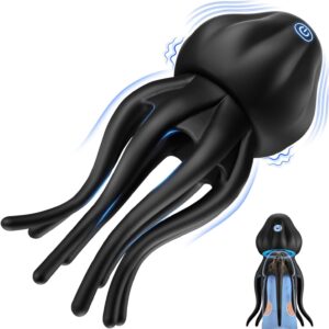 Sex Toys for Men Penis Vibrator - Upgraded Larger Male Masturbator Sex Toy with 10 Powerful Vibrating Modes for Penis Clit Nipple Stimulation, 8-Tentacle Full Wrapping Adult Mens Sex Toys