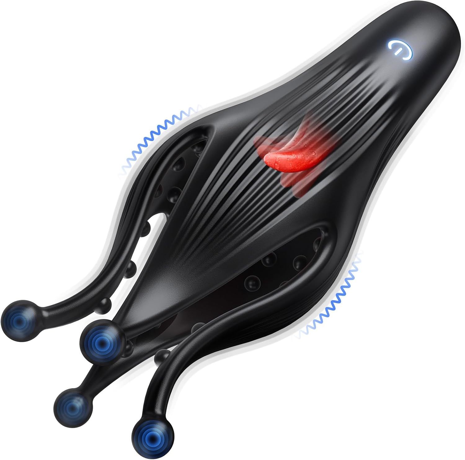 Male Sex Toy Penis Vibrator - Male Masturbator Sex Toys for Men Stroker with 10 Licking & Vibrating for Glans Nipple 360° Wrapped Stimulation, Tentacle Vibrator Adult Toy Mens Sex Toys