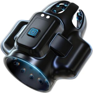 Male Sex Toys for Men - Male Masturbator Penis Vibrator Glans Stroker with 10 Vibrating & 3 Motors, Adult Toy with Massage Oils for Prolong Endurance Medium Size